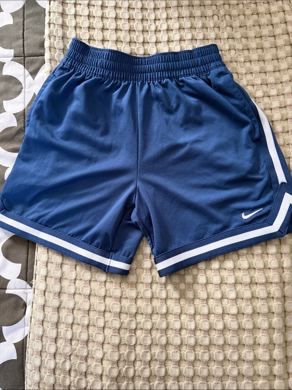 Nike Royal Sport Shorts with White Accents